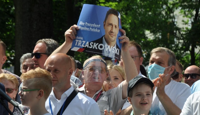 Rafał Trzaskowski w Suwałkach, fot. Marcin Kapuściński