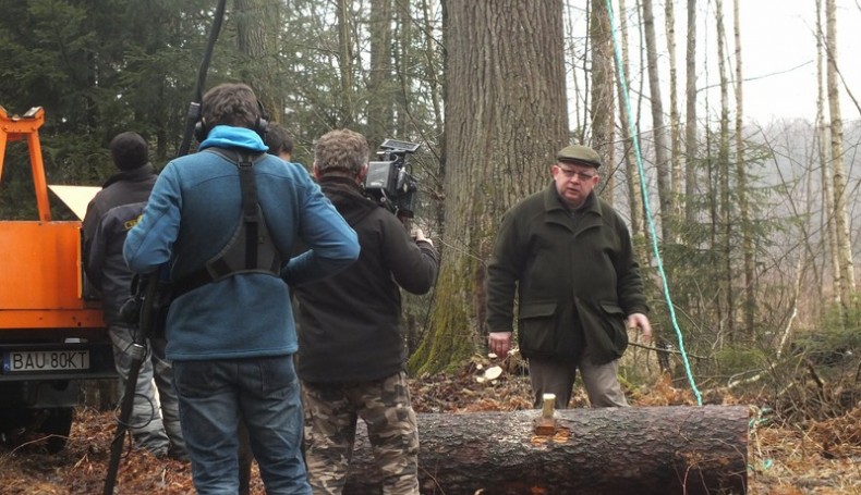 Zdjęcia do filmu "Łowcy miodu", fot. Renata Metelicka