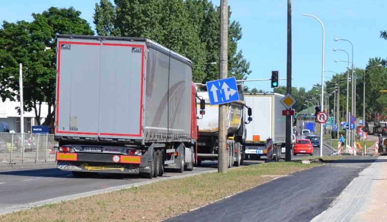 Korek na ulicy Utrata -fot. M. Kapuściński