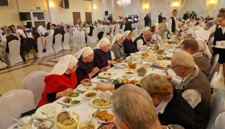 Wigilia Chłopska w Suwałkach, 17.12.2022, fot. Areta Topornicka