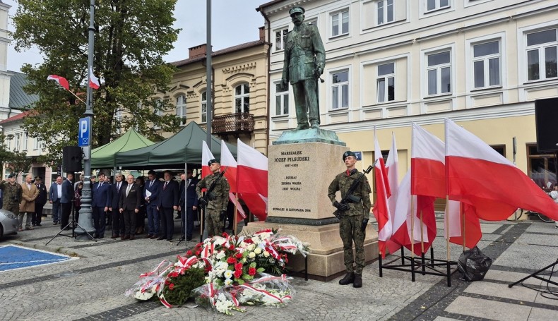 Uroczystości z okazji 106. rocznicy odzyskania niepodległości przez Suwałki, 24.08.2025, fot. Areta Topornicka