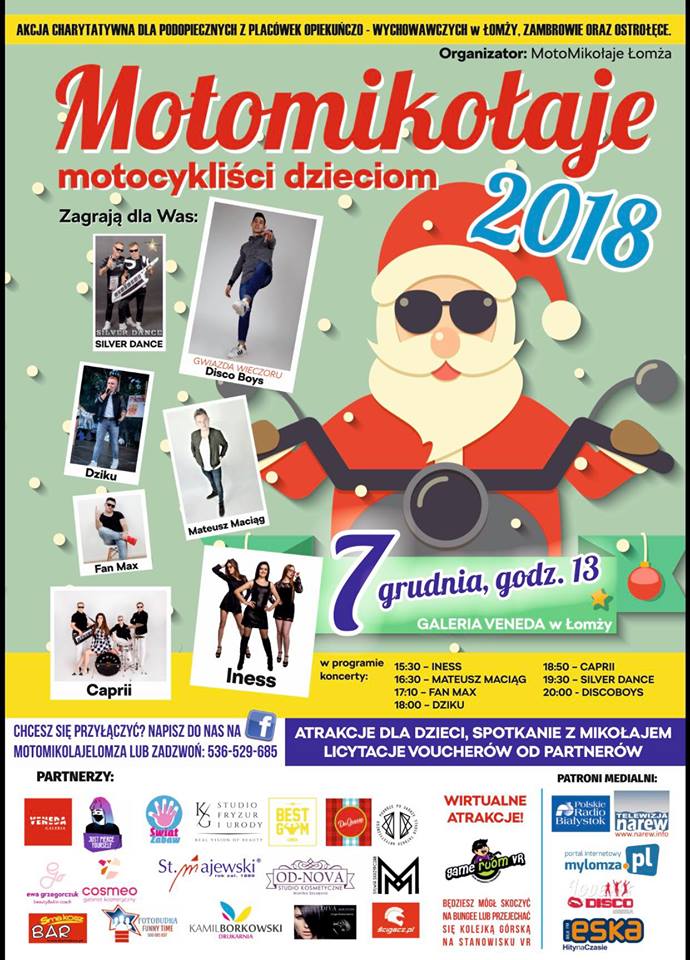 MotoMikołaje w Łomży