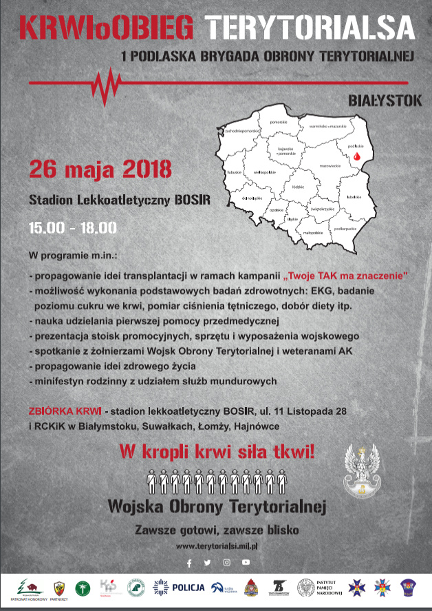 Festyn rodzinny "KRWIOoBIEG Terytorialsa"