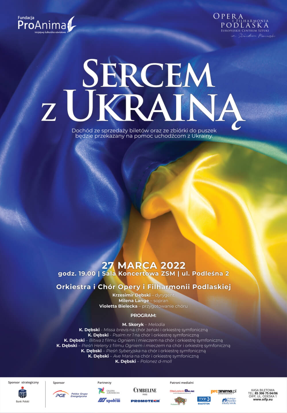 "Sercem z Ukrainą" - koncert charytatywny w Białymstoku