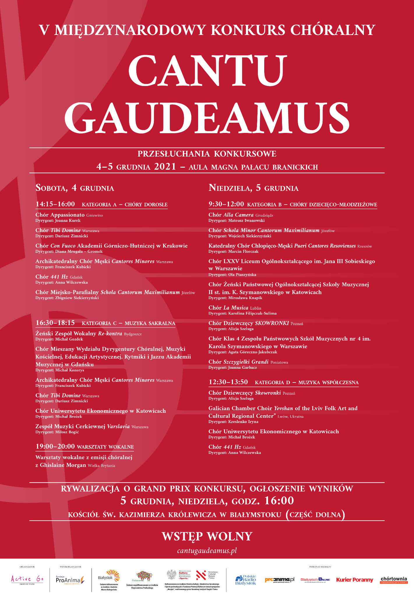 Międzynarodowy Konkurs Chóralny "Cantu Gaudeamus"