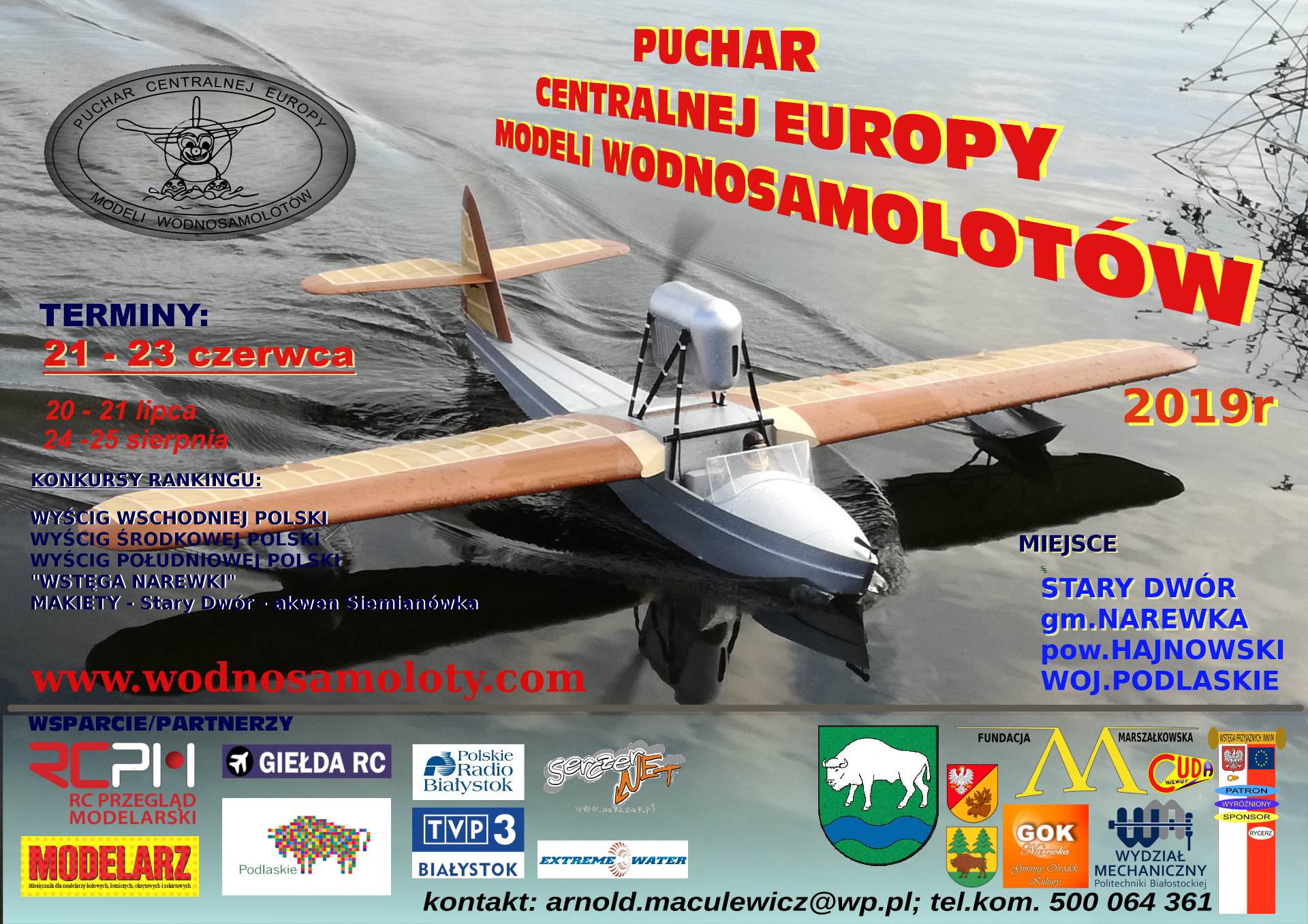 Puchar Centralnej Europy Modeli Wodnosamolotów 2019