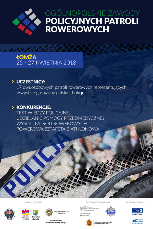 Ogólnopolskie zawody policyjnych patroli rowerowych