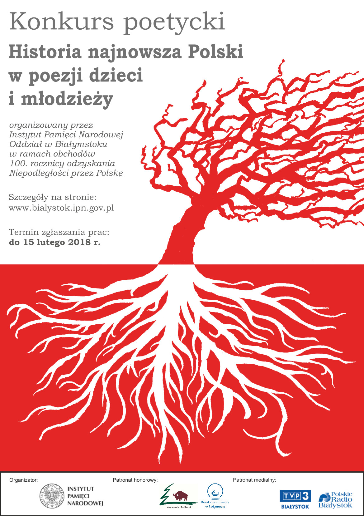 Konkurs "Historia najnowsza Polski w poezji dzieci i młodzieży"