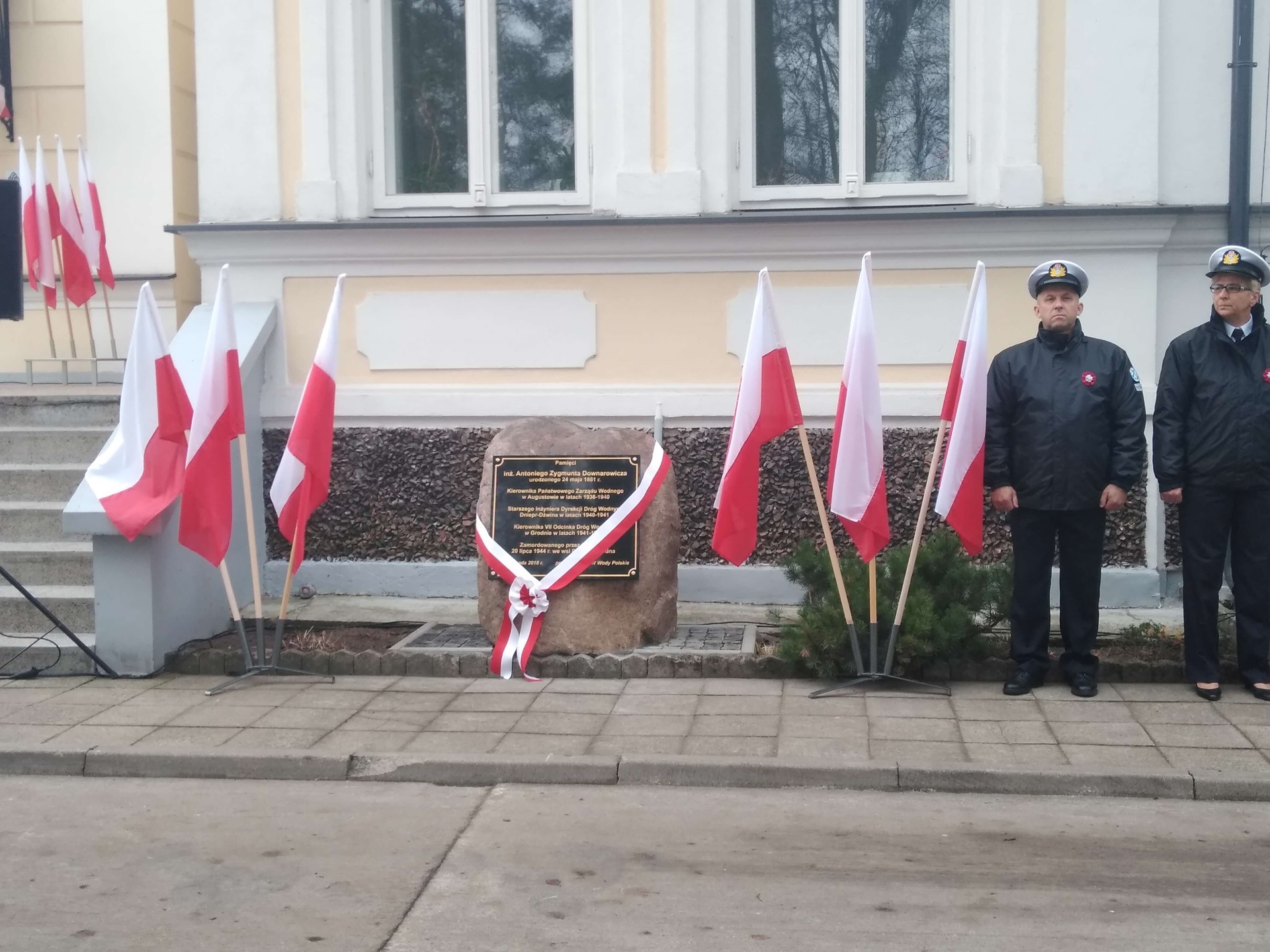 W Augustowie odsłonięto obelisk upamiętniający inżyniera Antoniego Downarowicza