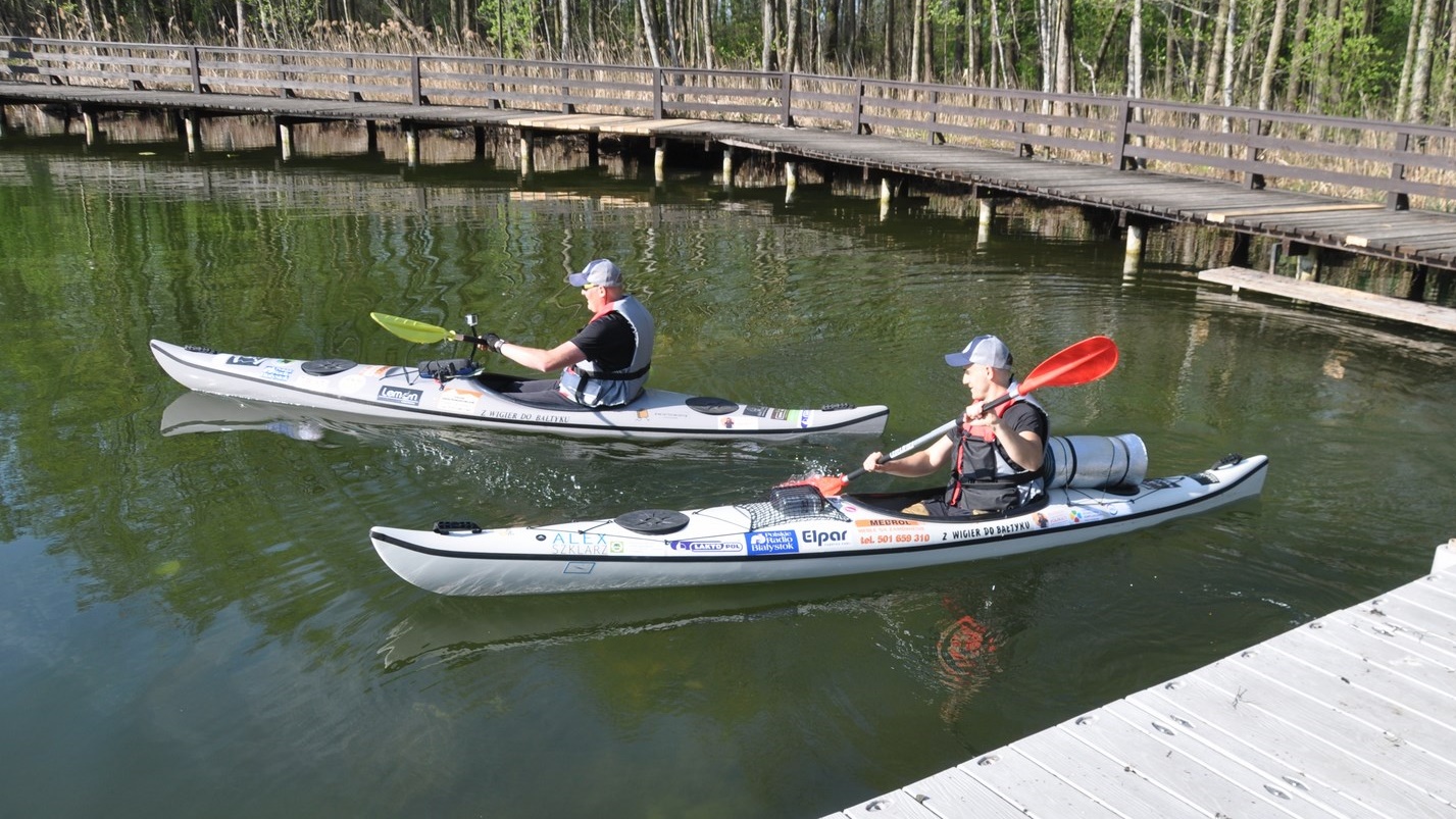 Wyruszyli kajakami z Wigier do Bałtyku - w szczytnym celu