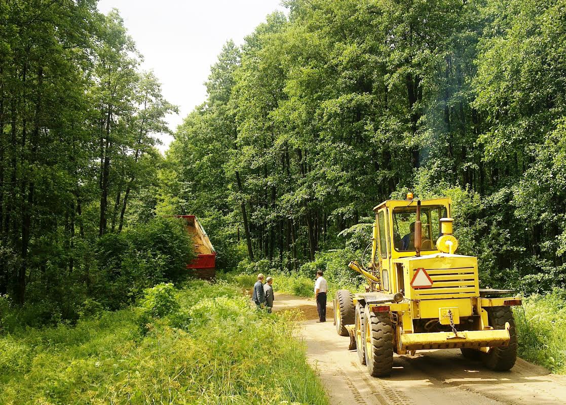 Gmina Lipsk. Remont dróg żwirowych
