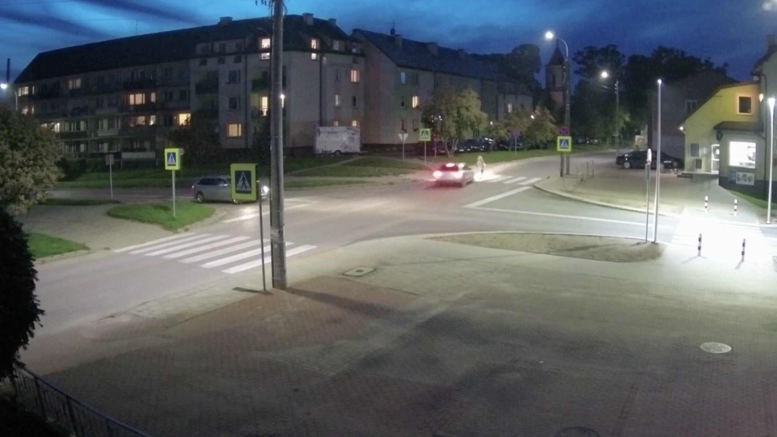 Zatrzymany został kierowca, który w Sejnach potrącił kobietę na przejściu dla pieszych