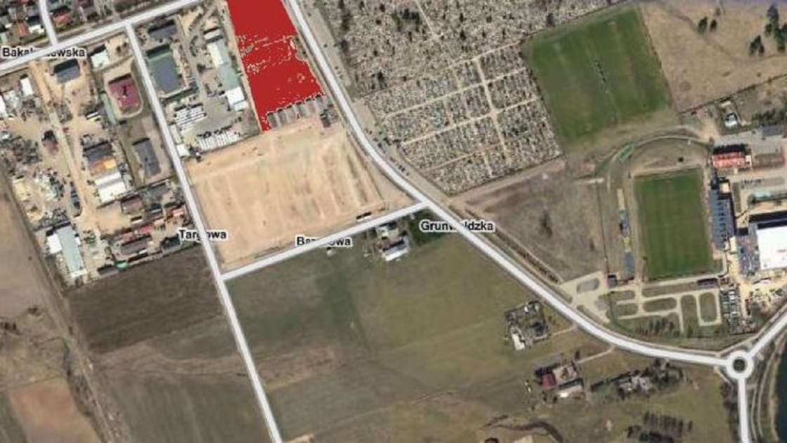 Sprzedano działkę obok bazaru przy ulicy Bakałarzewskiej w Suwałkach