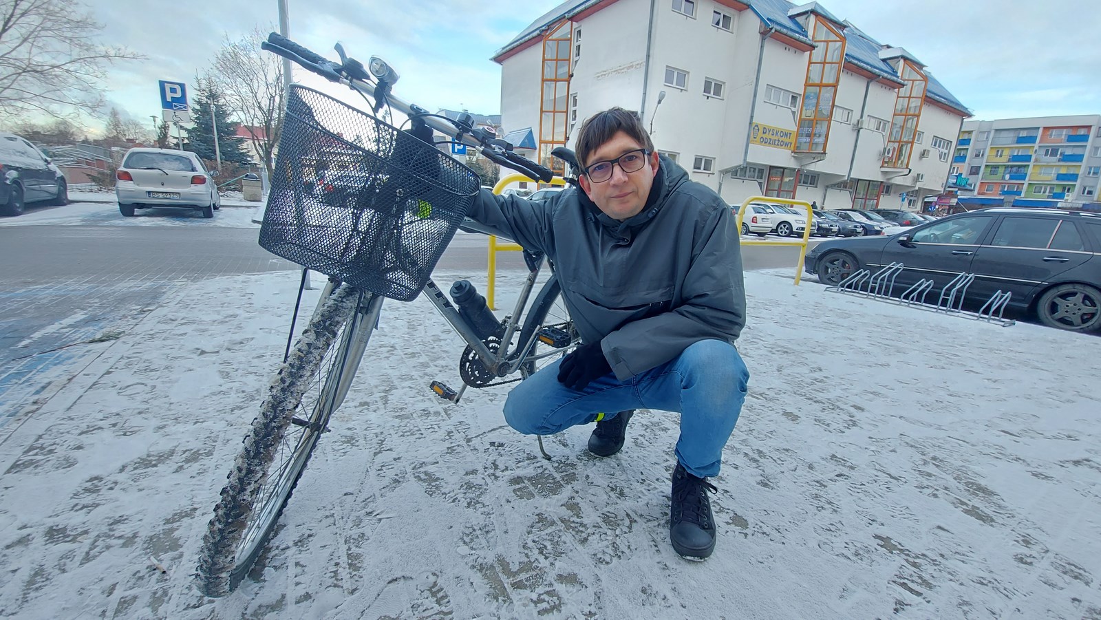 Opowieści różnej treści - Robert Wesołowski i zimowa jazda na rowerze