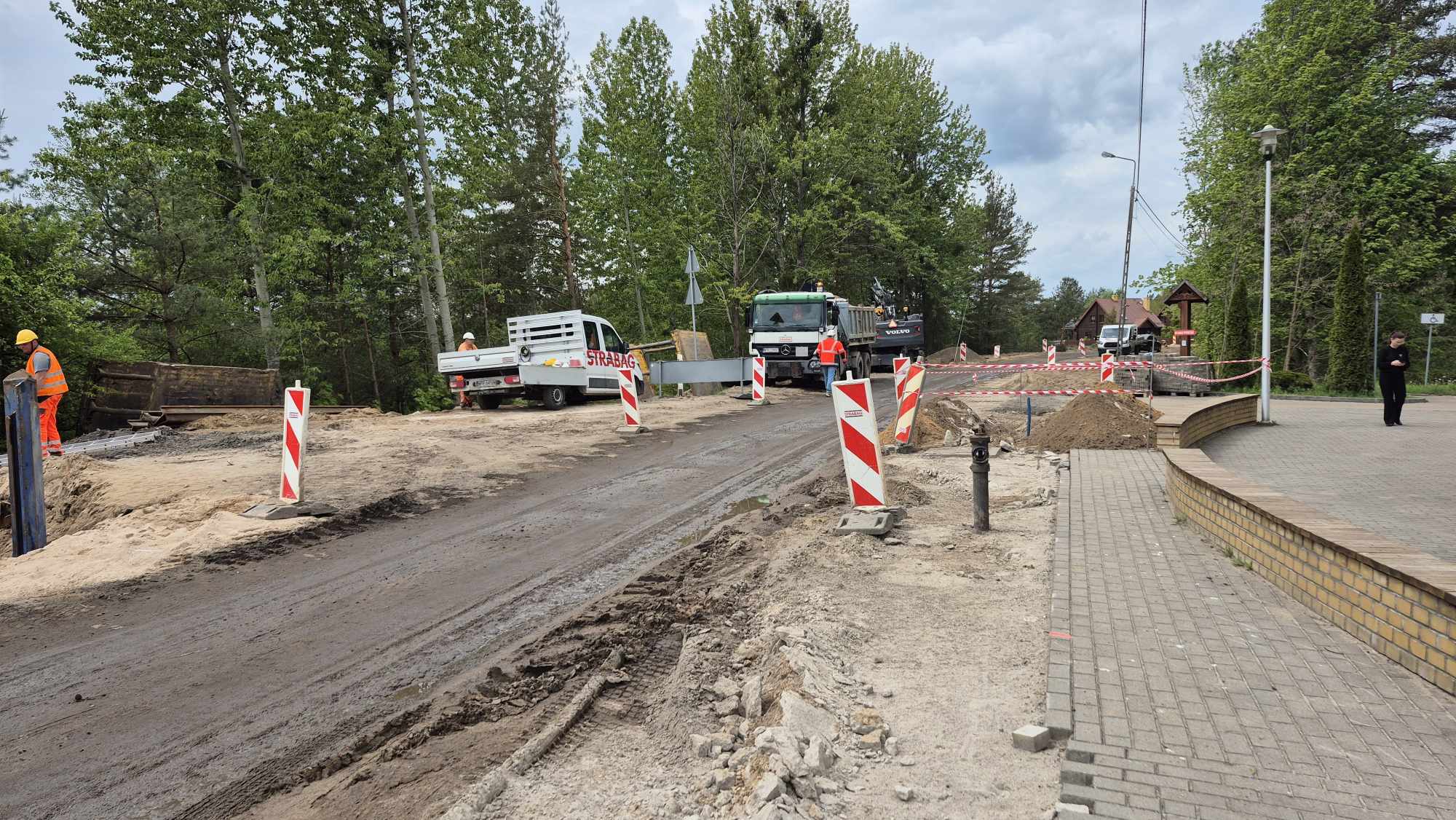 Remont drogi w Płaskiej, fot. Areta Topornicka