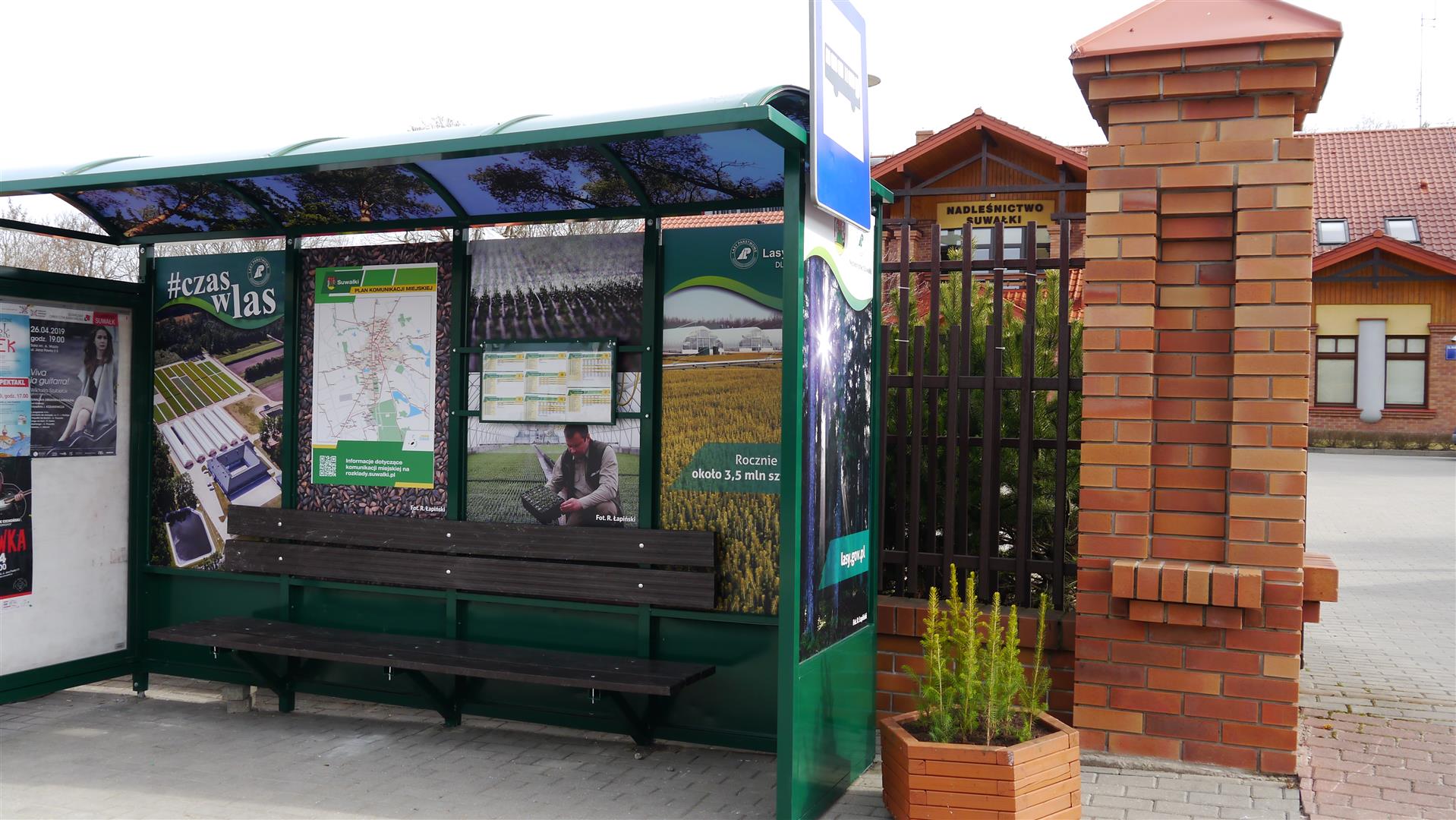 Zielony przystanek w Suwałkach