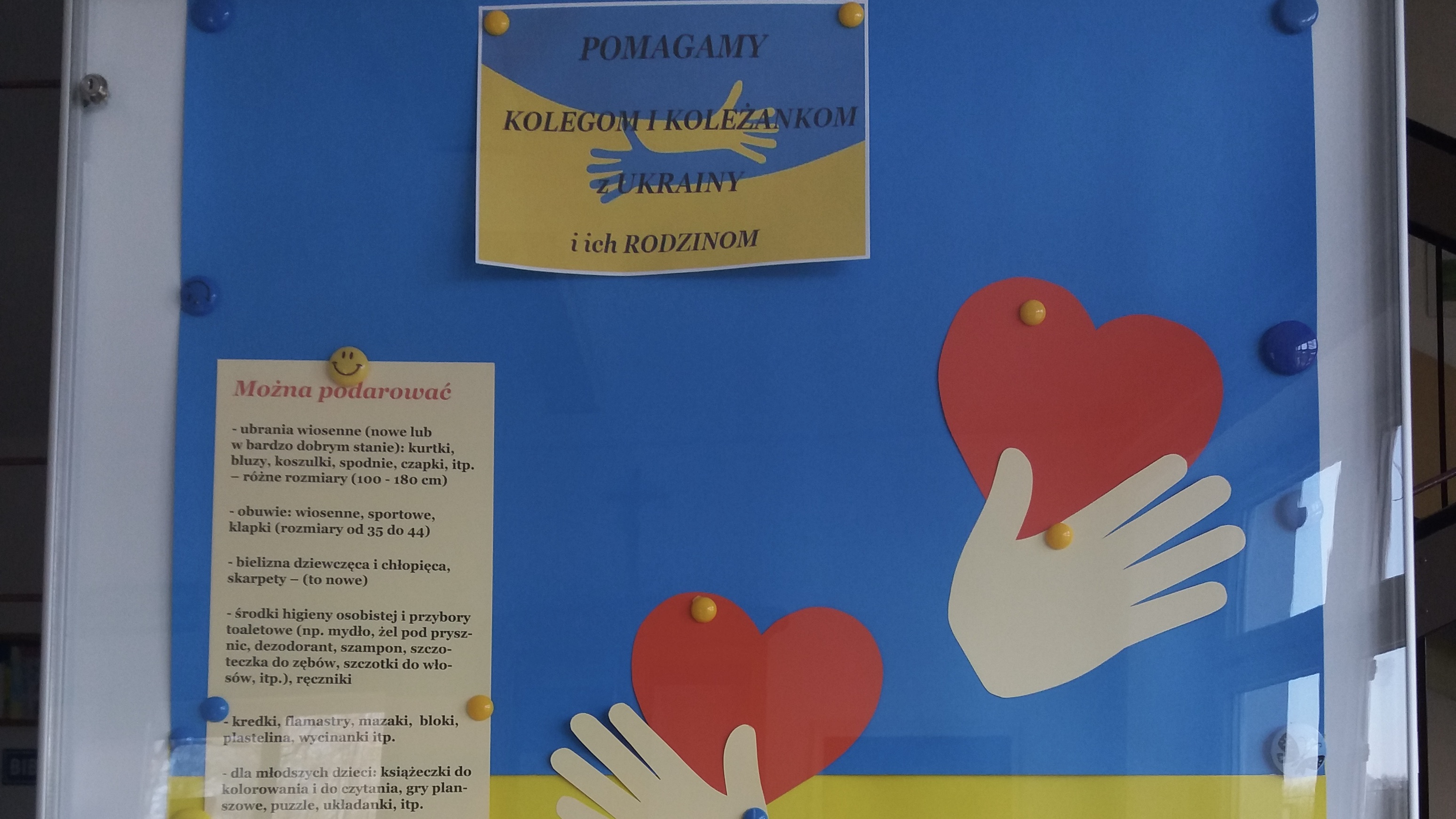 Sejneńscy uczniowie zorganizowali zbiórkę na rzecz ukraińskich kolegów