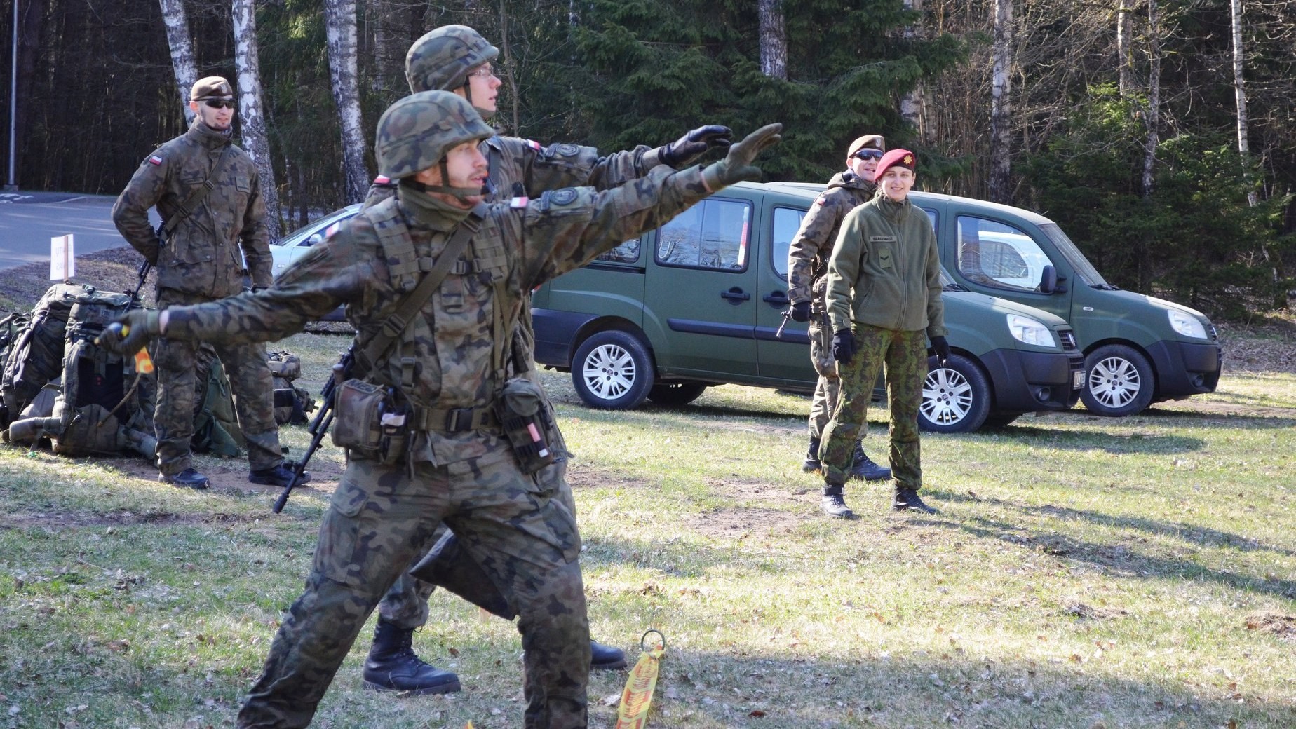Suwalscy terytorialsi ćwiczyli na Litwie