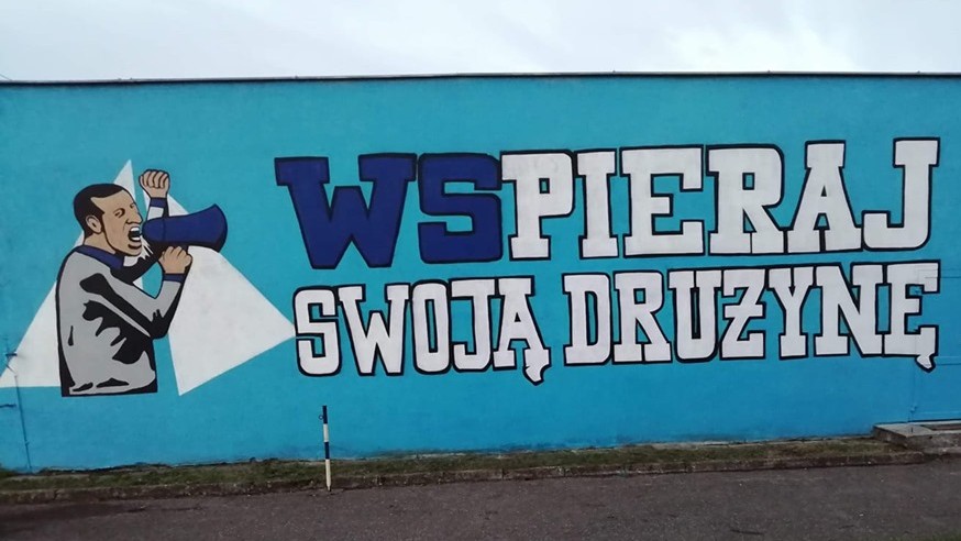 Powstał kolejny mural promujący Wigry Suwałki