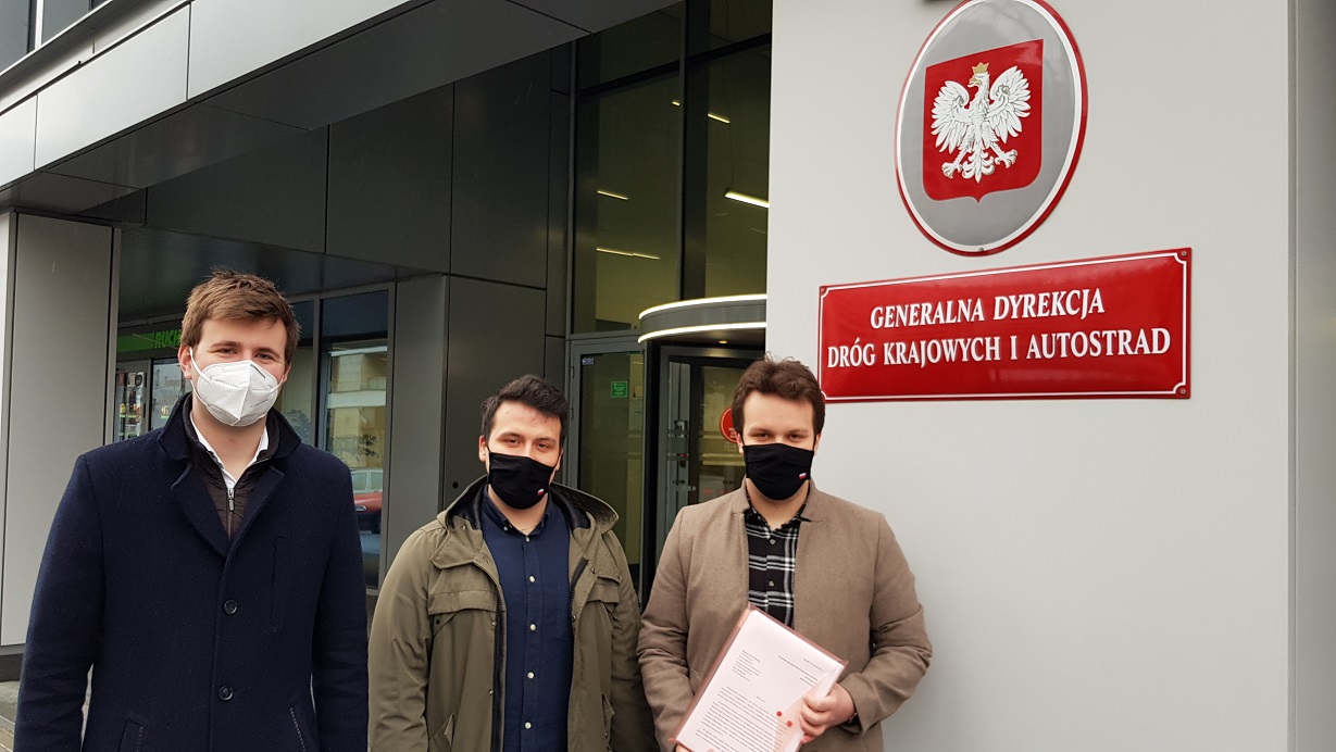 Petycja w sprawie drogi ekspresowej między Suwałkami a Białymstokiem trafiła do władz GDDKiA w Warszawie