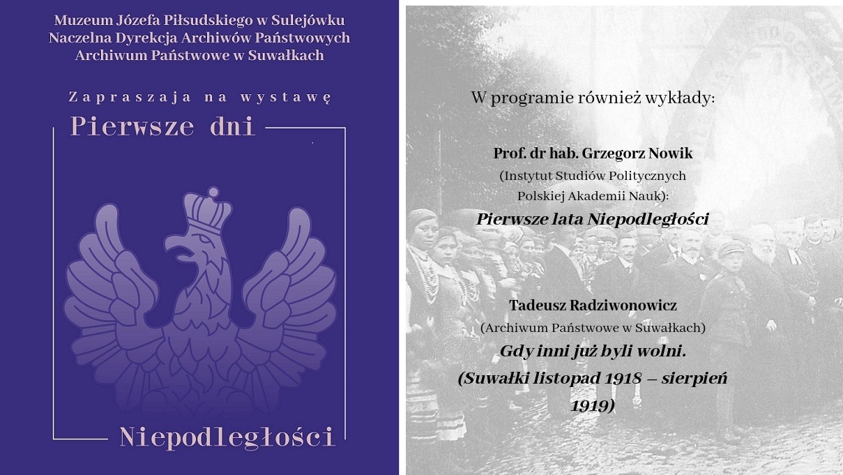 "Pierwsze Dni Niepodległości" w Archiwum Państwowym w Suwałkach