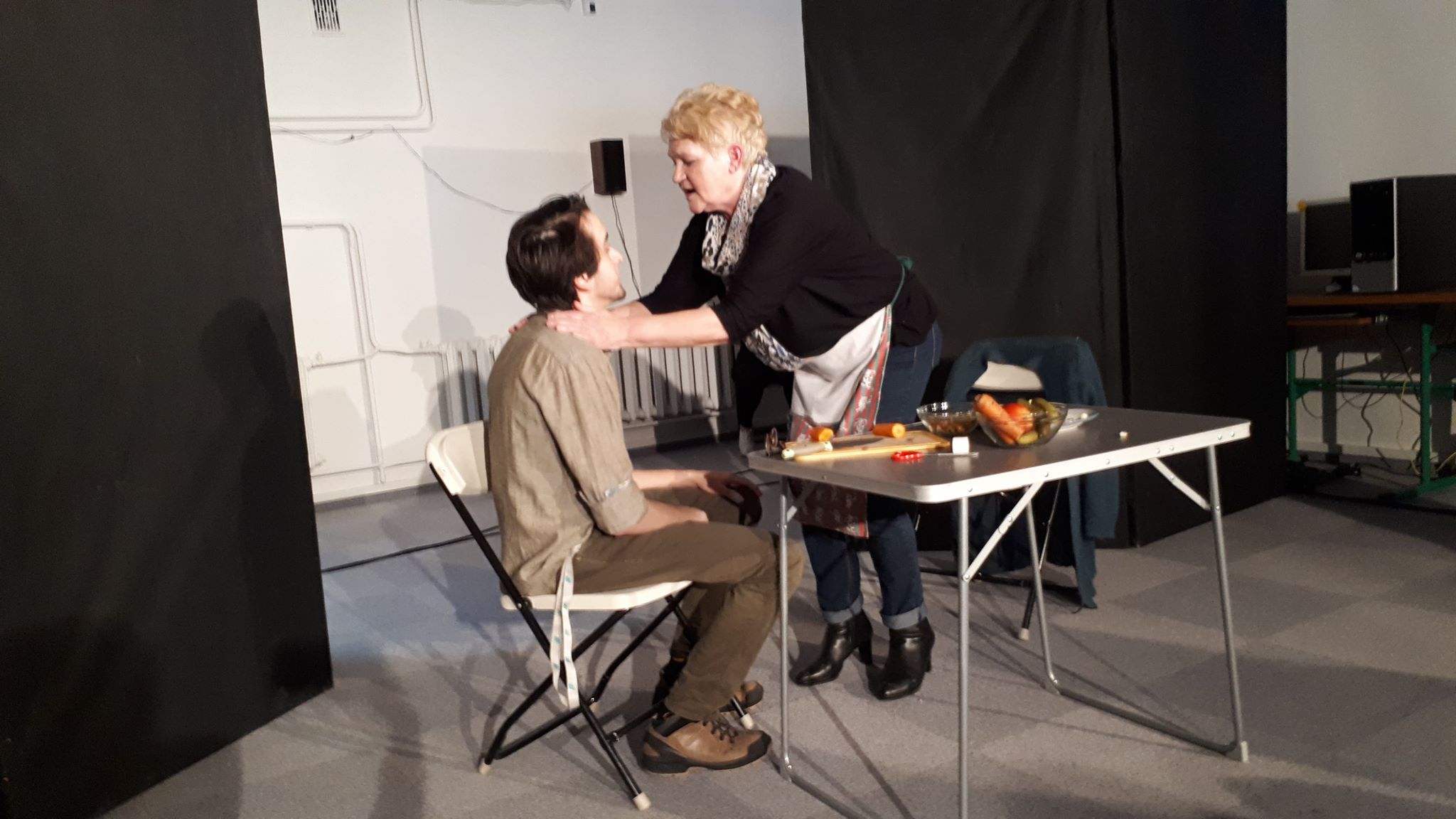 Suwałki. Publiczność zagrała w spektaklu teatralnym