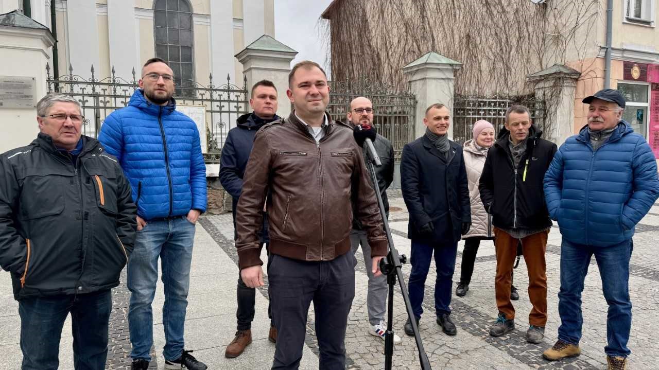 Protest przeciwko Centrum Integracji Cudzoziemców w Suwałkach, 14.03.2025, fot. Anna Auron-Wasilewska