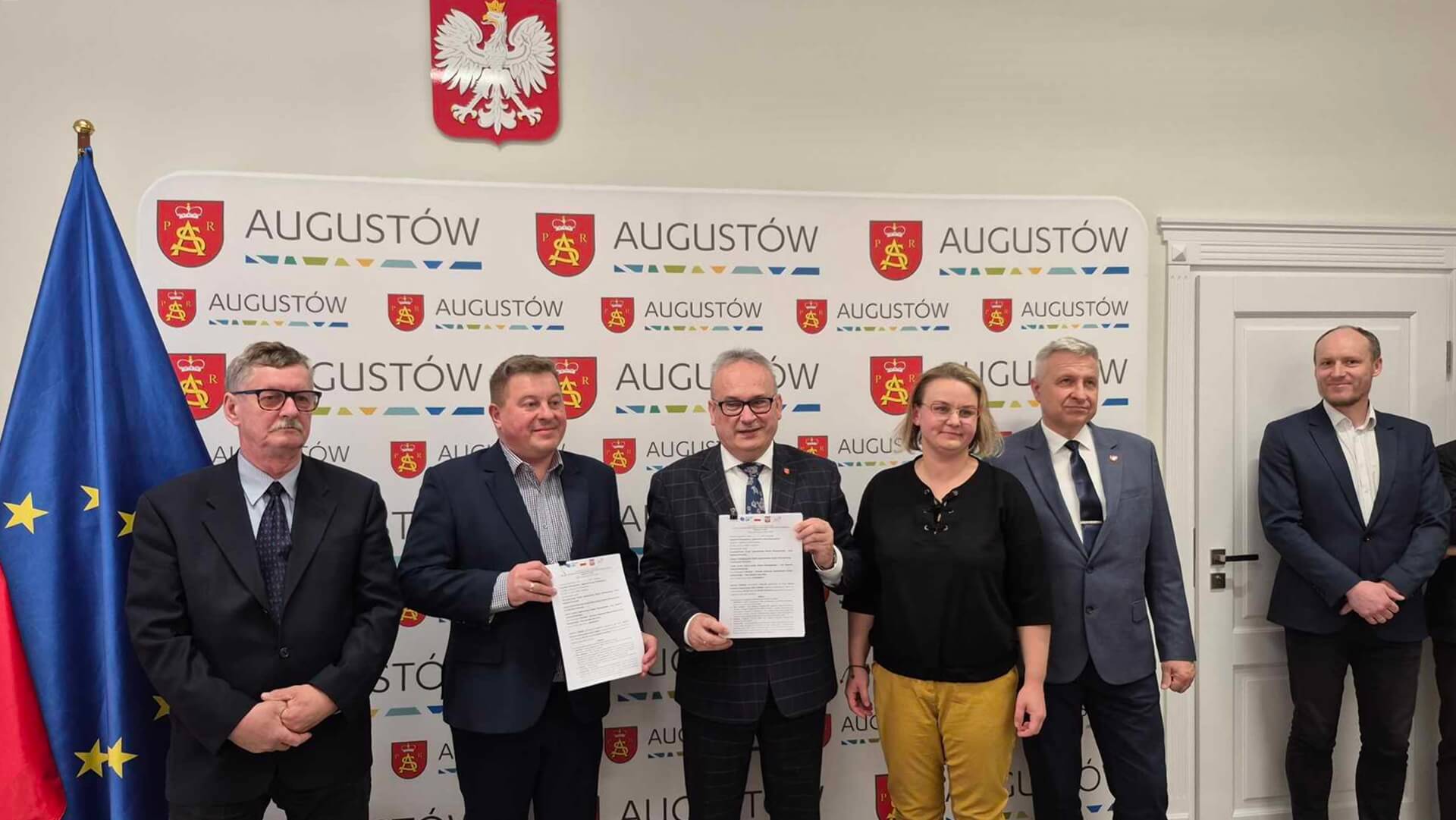 Podpisanie umowy na budowę Muzeum Kanału Augustowskiego, 1.04.2025, fot. Areta Topornicka